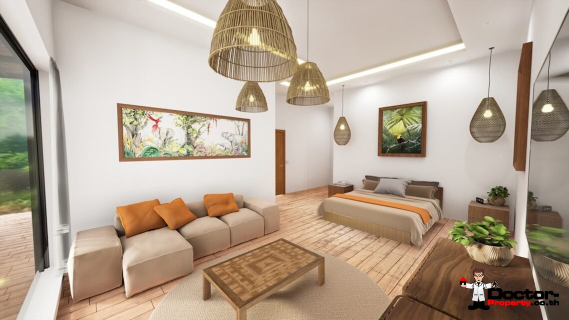 New 3 Bedroom Houses with Pool in Mae Nam, Koh Samui – For Sale